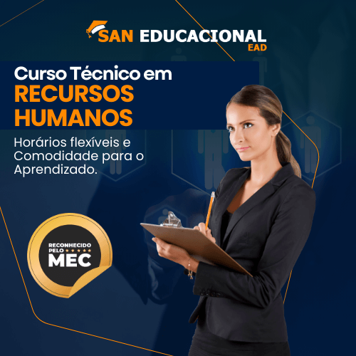 San Educacional EAD | Curso Técnico em Recursos Humanos EAD